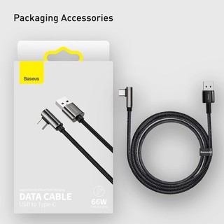 Cáp sạc baseus legend elbow sạc nhanh usb to ip 20w, typec 66w 1m/2m