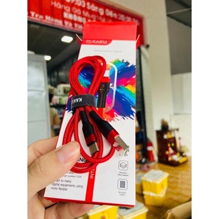 Cáp sạc nhanh dây dù kaku chính hãng ksc-480 type c