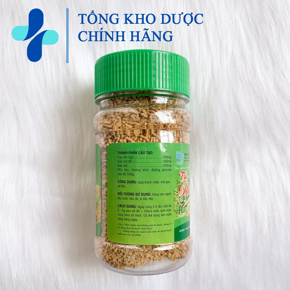 TRÀ RÂU NGÔ - Rau má - Mã đề - Mát gan, lợi tiểu