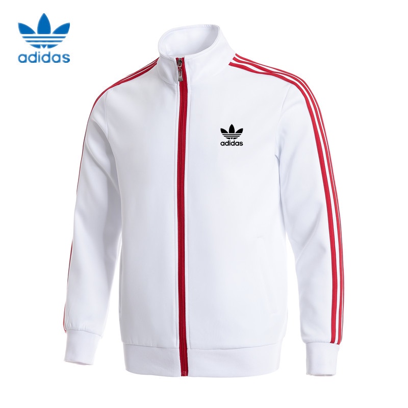 Áo len nam dây kéo thể thao Adidas Chạy bộ thể dục Chống mài mòn Áo khoác khô nhanh