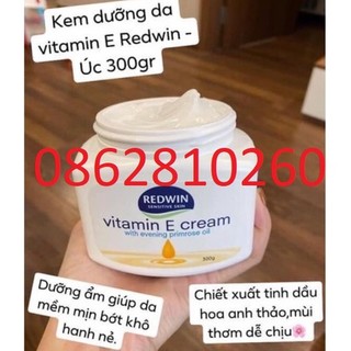 Kem dưỡng Redwin Vitamin E Cream 300g Úc chính hãng,Vitamin e cream redwin sensitive skin