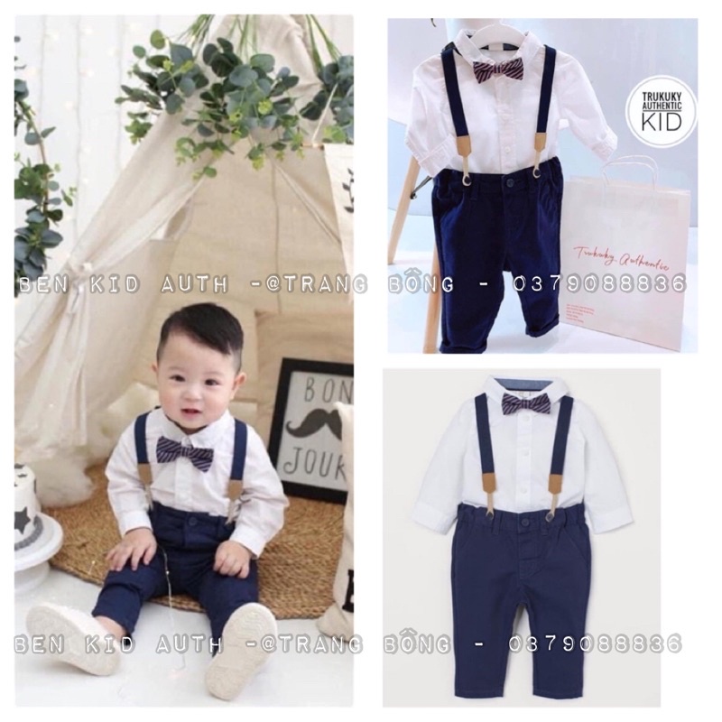 Bộ công tử HM AUTH săn sale 60% cho bé trai