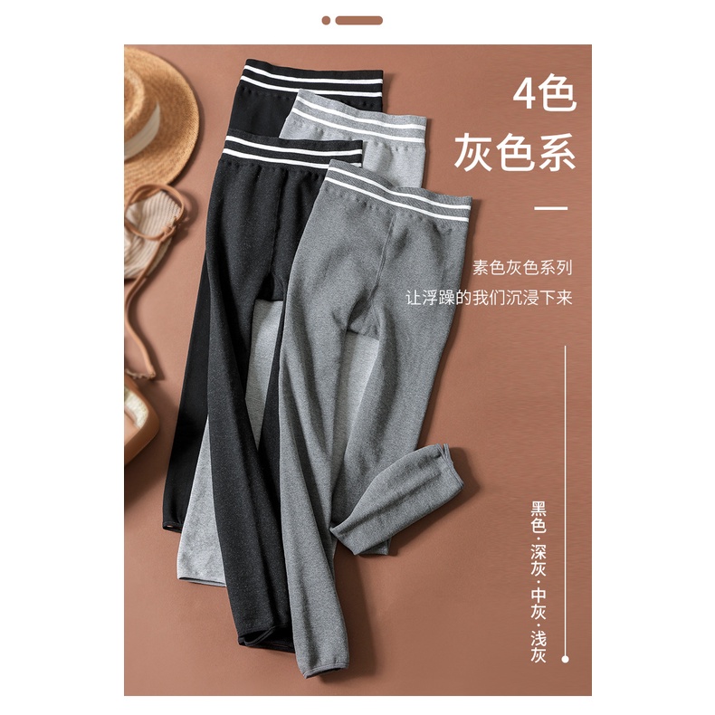 Quần Legging 3d Lót Nhung Dày Dặn Lưng Cao Phong Cách Nhật Hàn Thời Trang Thu Đông Mới Cho Nữ