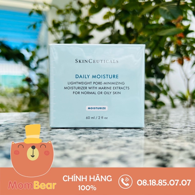 Kem Dưỡng Ẩm Dành Cho Da Dầu, Lỗ Chân Lông SkinCeuticals Daily Moisture for Normal Oily Skin 60ml Bản Mỹ