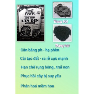 Phân lân đen humic hữu cơ chuyên khử chua hạ phèn )