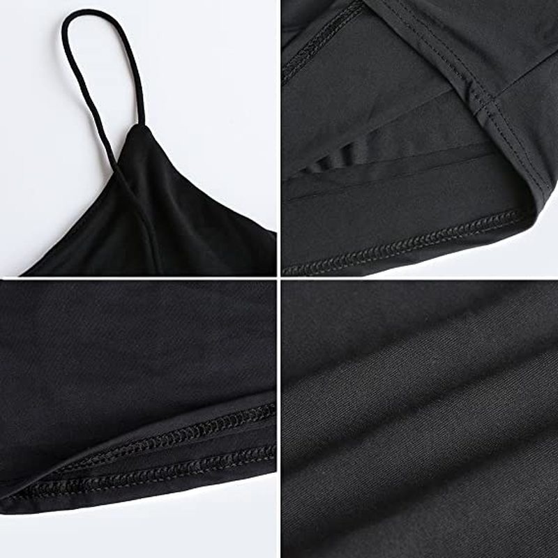 [Hot] Áo Tank Top Dài Dệt Kim Cotton Không Tay Cổ Chữ V Màu Trơn Thời Trang Thường Ngày Cho Nữ [Áo Tank Top Cơ Bản]