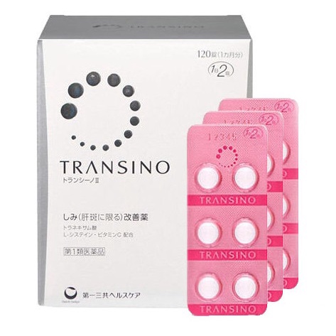 Viên uống trắng da, giảm nám tàn nhang, đốm nâu Transino White C Clear – whitening Nhật bản làm cho da trắng sáng đều mà