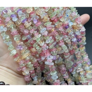 100g đá vụn có lỗ xỏ 5-8mm xâu vòng, làm trang sức handmade