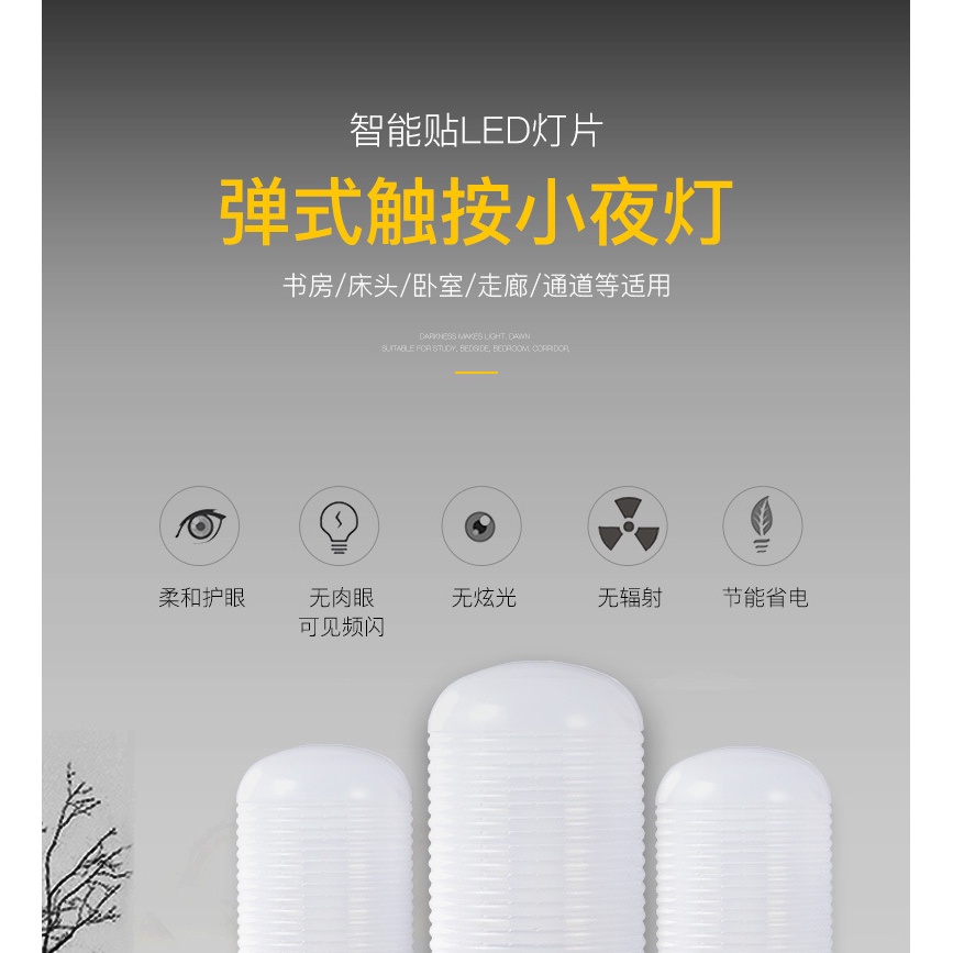 Đèn Ngủ Bóng Led Ac110V-220V Tiết Kiệm Năng Lượng