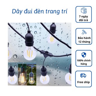 Dây đèn trang trí ngoài trời Asia lighting 10 bóng,15 bóng,20 bóng chống nước.