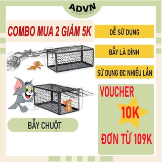 Bẫy chuột thông minh lồng sắt đủ kích cỡ dễ sử dụng