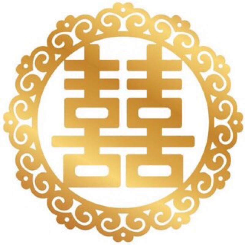 chữ hỷ trang trí đám cưới. đầu xe hoa. lễ thành hôn