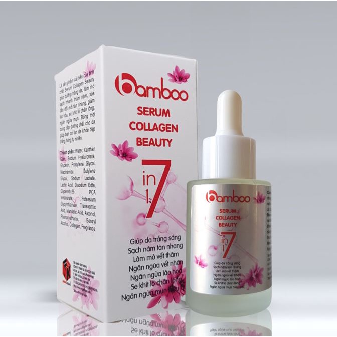 Serum 7 IN 1 giảm tàn nhang ngăn ngừa lão hóa Bamboo 30ml