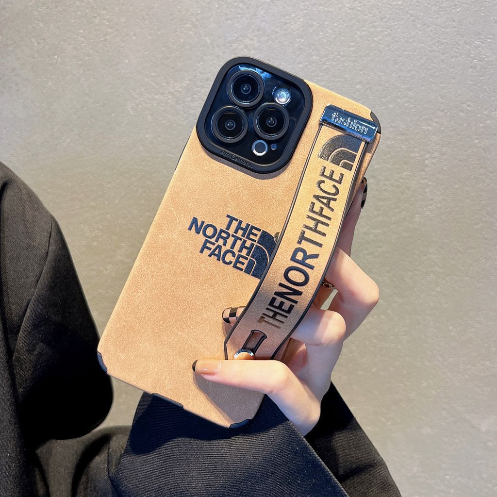 Ốp Điện Thoại Da Mềm Có 5 Màu Trơn In Logo The North Face Cho IPhone 14 Plus Ip Apple IPhone 12 13 14 Pro Max