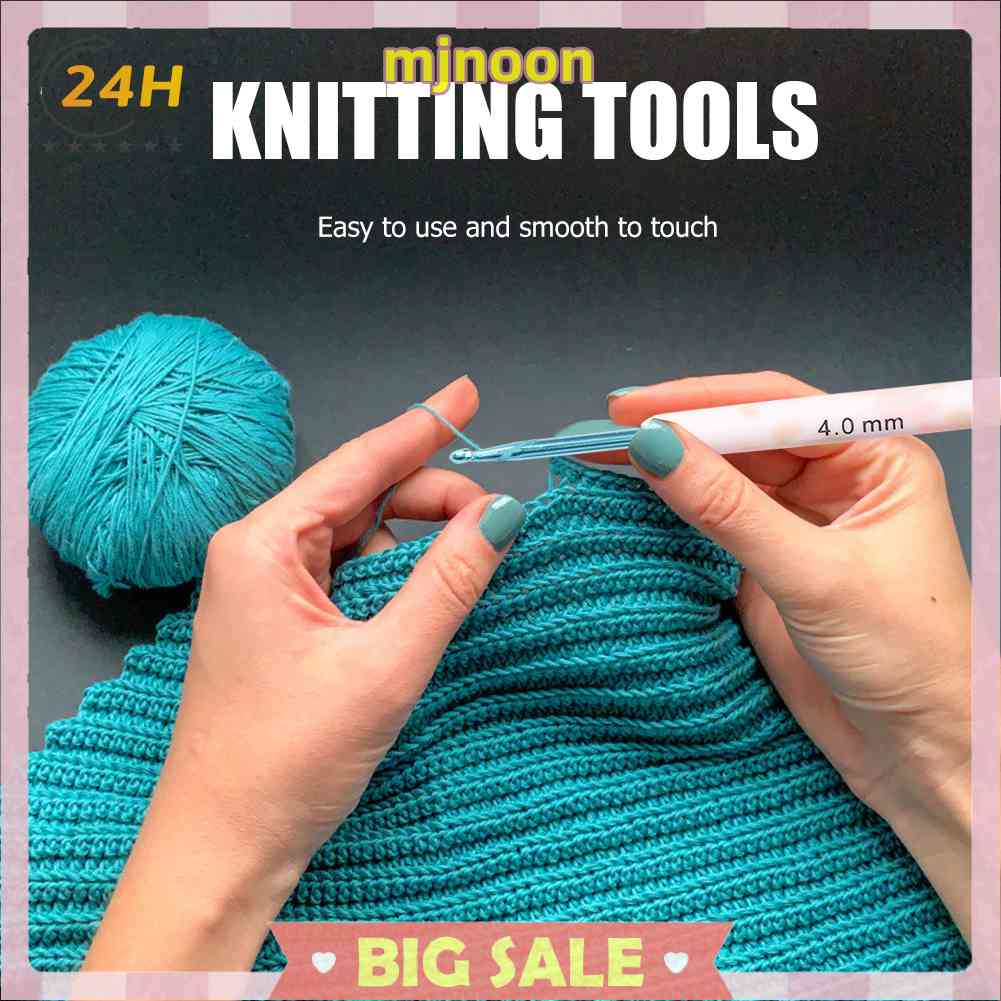 Set 9 Kim Móc Len Tay Cầm Mềm Nhiều Màu