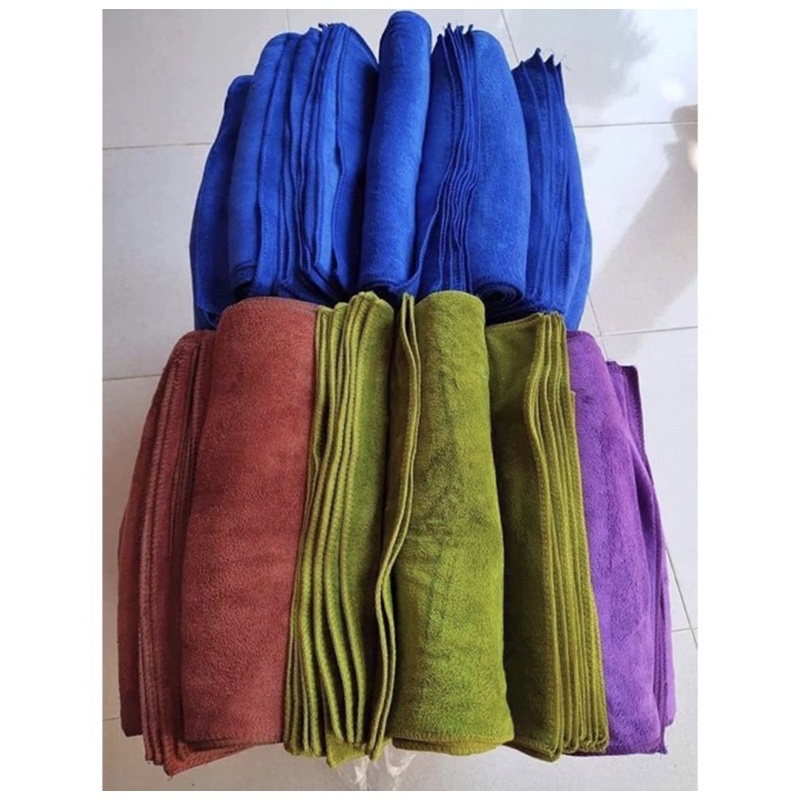 Khăn gội đầu, quấn đầu CHUẨN LOẠI 1, bông mịn, siêu thấm, KT 35*75cm - nhiều màu