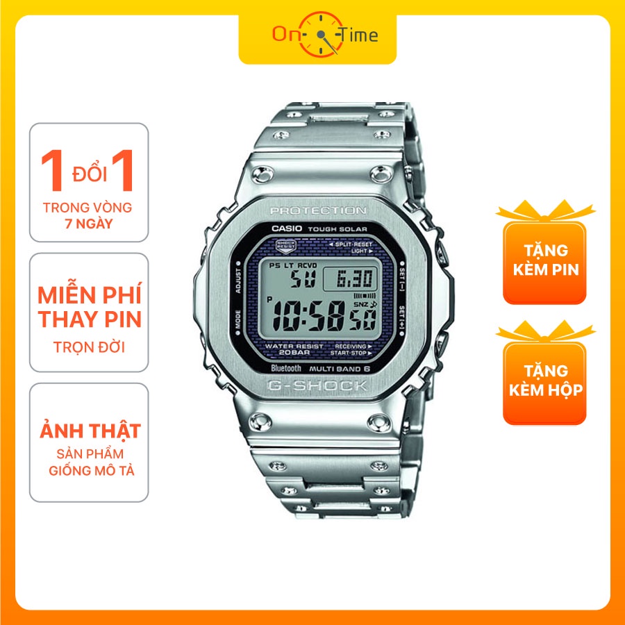 Đồng hồ Casio G Shock nam B5000, đồng hồ thể thao điện tử thép nam full box- OneTime Store