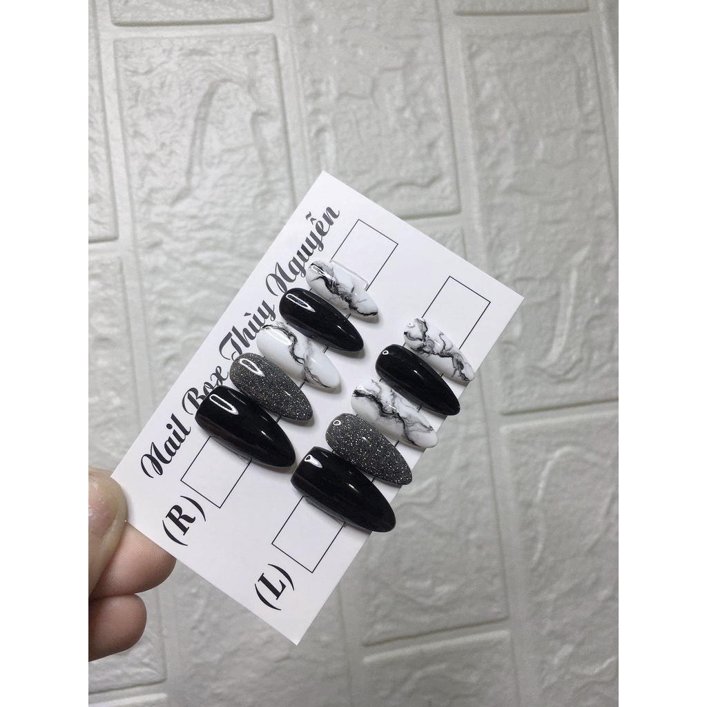 Nailbox móng úp thiết kế vân đá