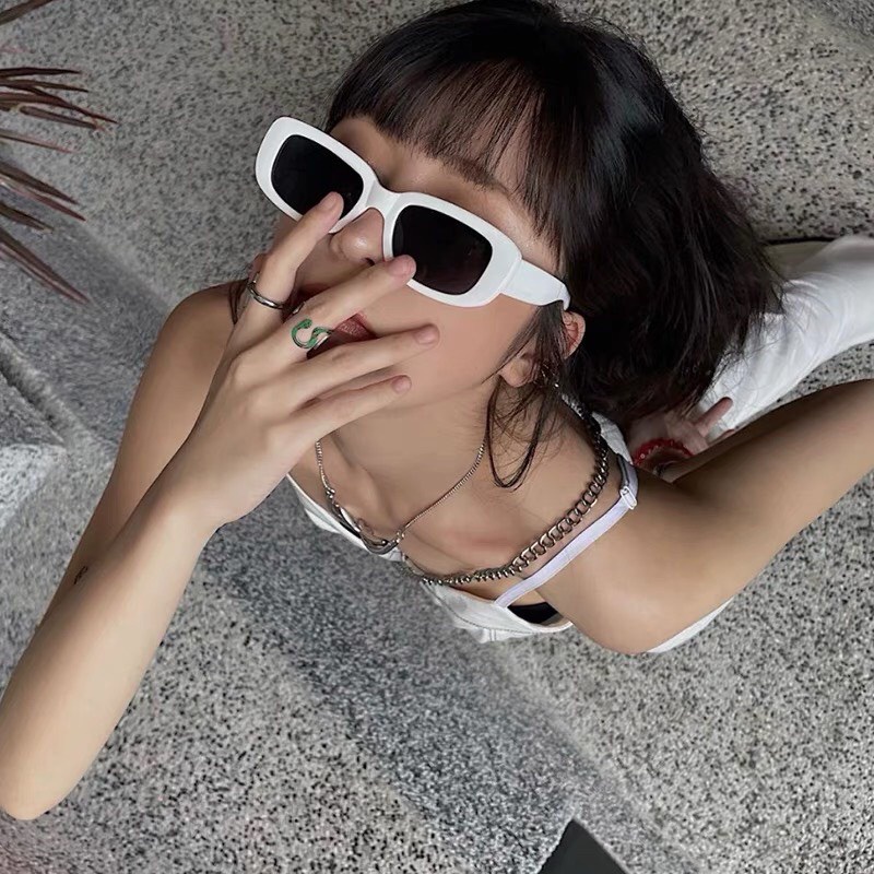 Mắt kính râm mát thời trang nữ nam chống tia UV400 đi biển đi nắng siêu xinh thời trang đường phố Âu Hàn đẹp giá rẻ 252