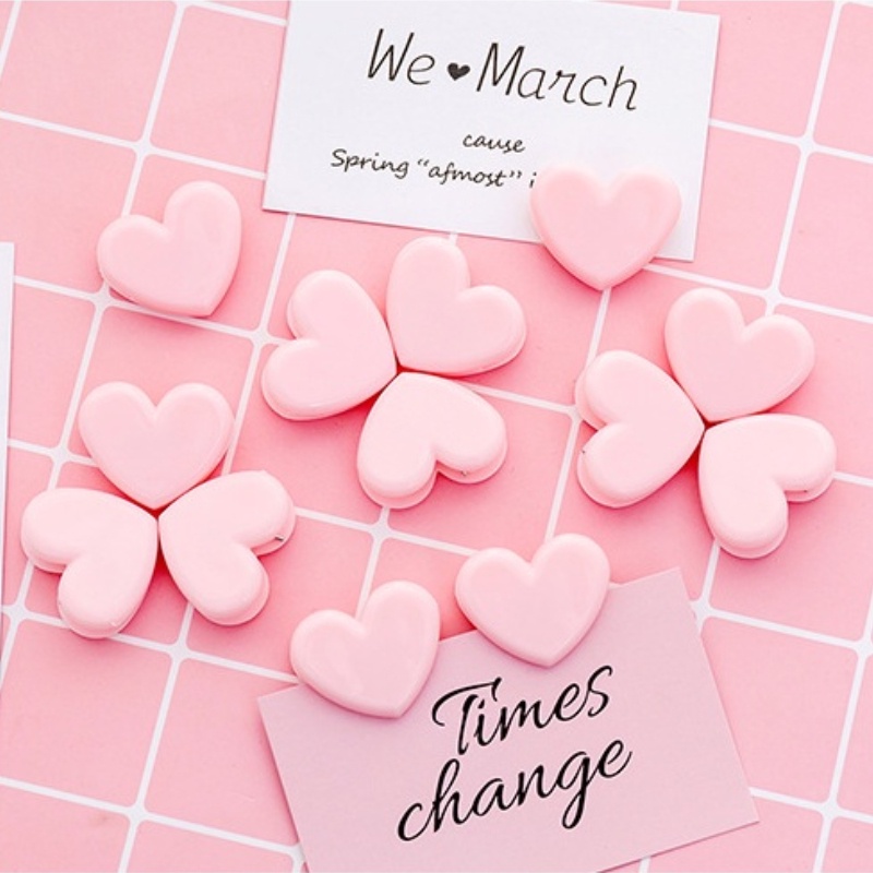 Kẹp Niêm Phong Thực Phẩm Trong Suốt Hình Trái Tim Dành Cho Trường Học / Nhà Bếp / Tủ Lạnh / Kẹp Ảnh Văn Phòng