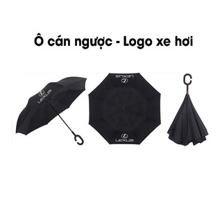 📍 Phụ kiện ô dù gập ngược thông minh logo Vinfast mercedes-benz bmw audi lexus mazda toyota honda jaguar