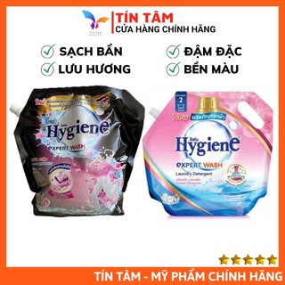 Nước giặt xả Hygiene Thái Lan 1800ml kết hợp xả vải giúp áo quần thơm lâu