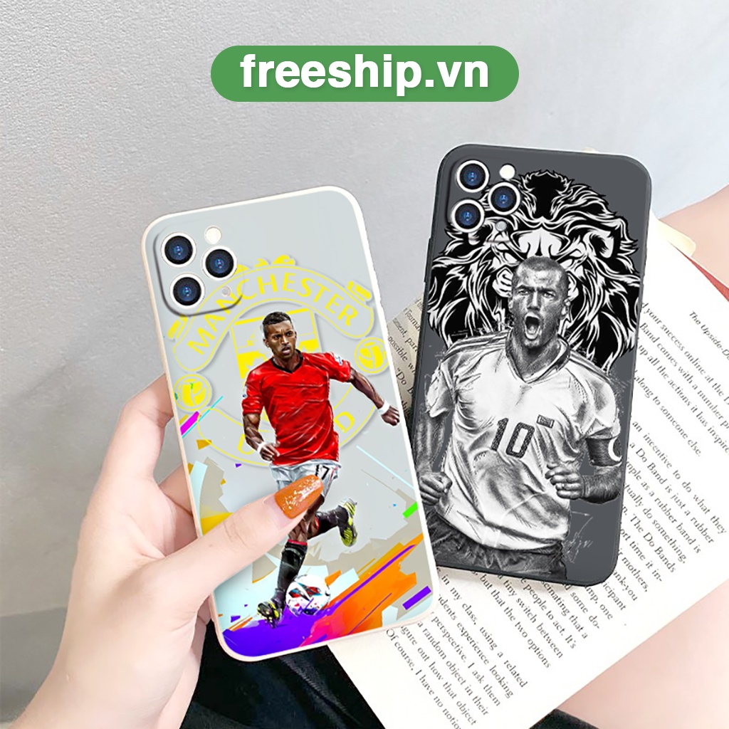 Ốp iphone cạnh vuông Bóng đá Mancheter.U bảo vệ cam 6/6splus/7/7plus/8/8plus/x/xr/xs/11/12/13/14/pro/max/plus/promax