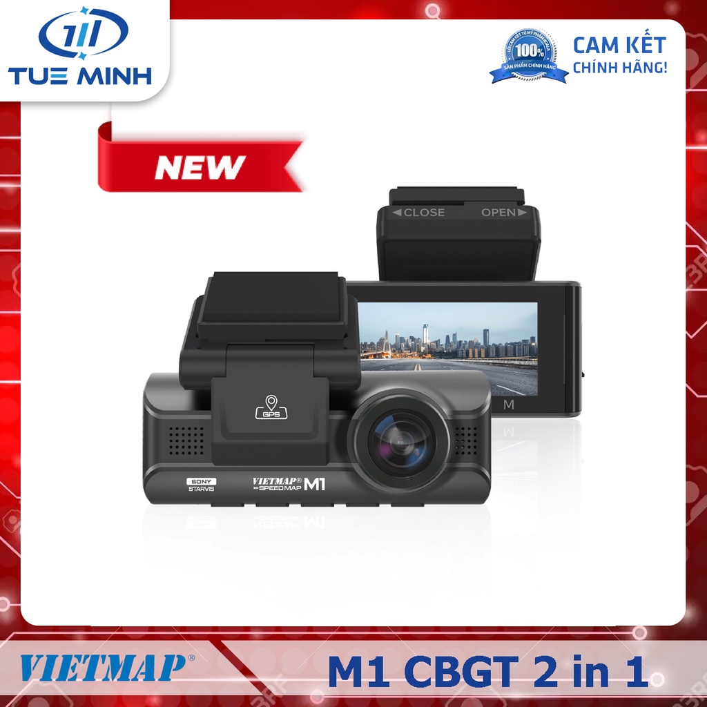 Camera hành trình Vietmap SpeedMap M1 - Cảnh báo giao thông 2 trong 1