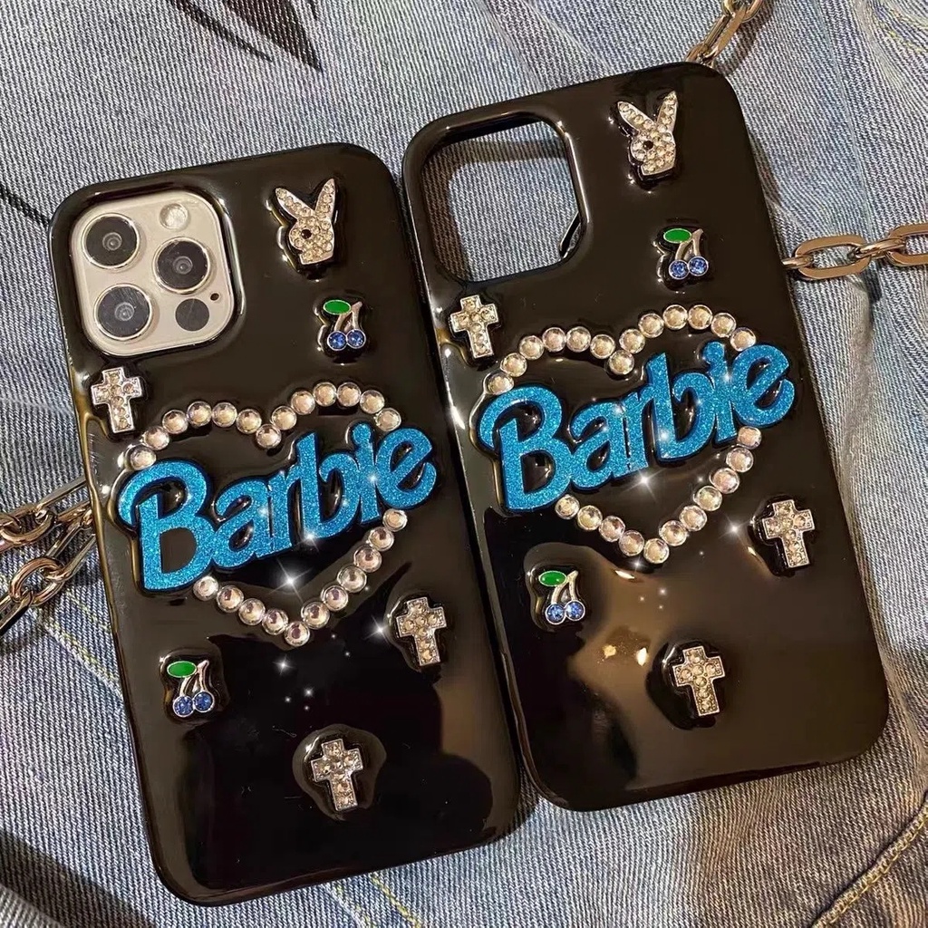 Ốp Điện Thoại In Hình Búp Bê Barbie Cho iPhone 15Promax 14 13 12 11 Pro Max XR XS Max 7 8 Plus Phone Case