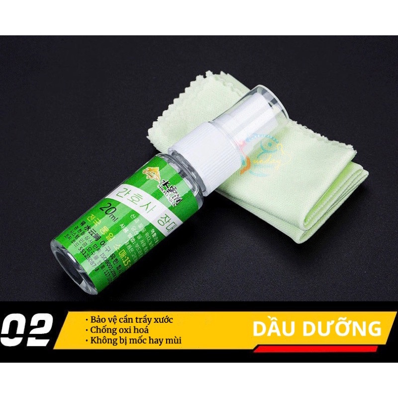 Combo Vệ Sinh Cần Câu Sạch Như Mới