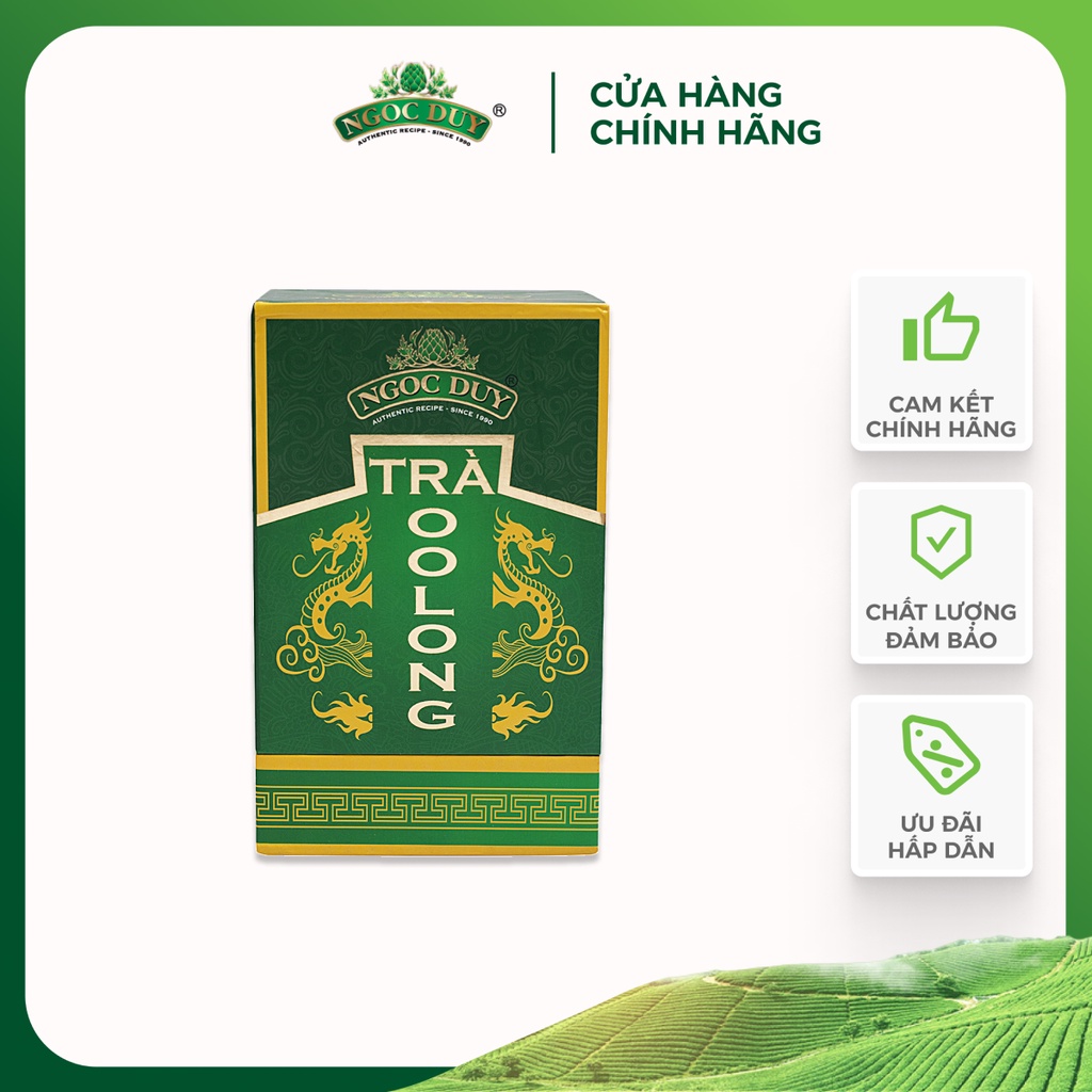 Trà Olong Ngọc Duy cao cấp hộp 100g trà ô long tốt cho sức khỏe