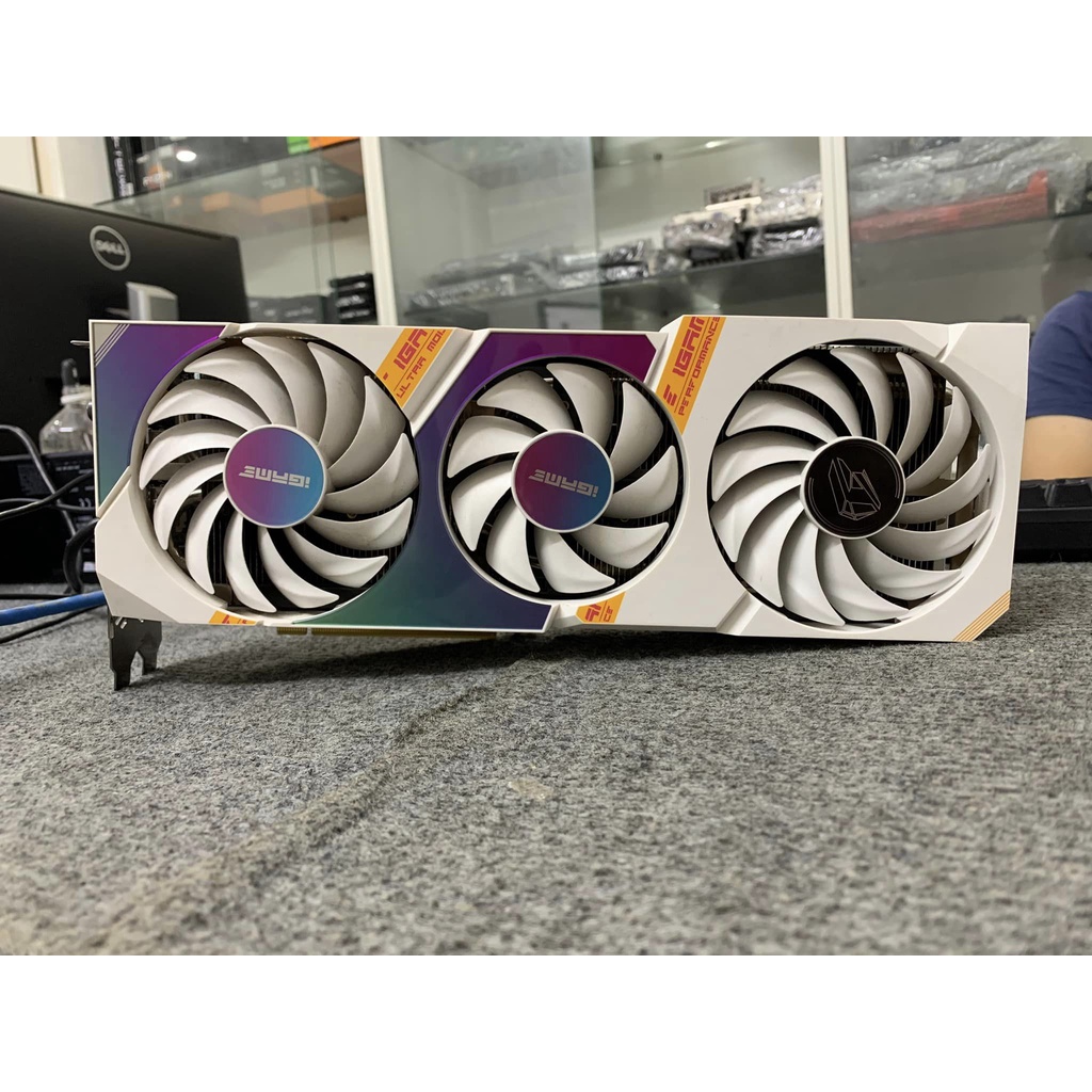 VGA Colorful iGame GeForce RTX 3060 Ti Ultra OC White 8G-V Cũ
