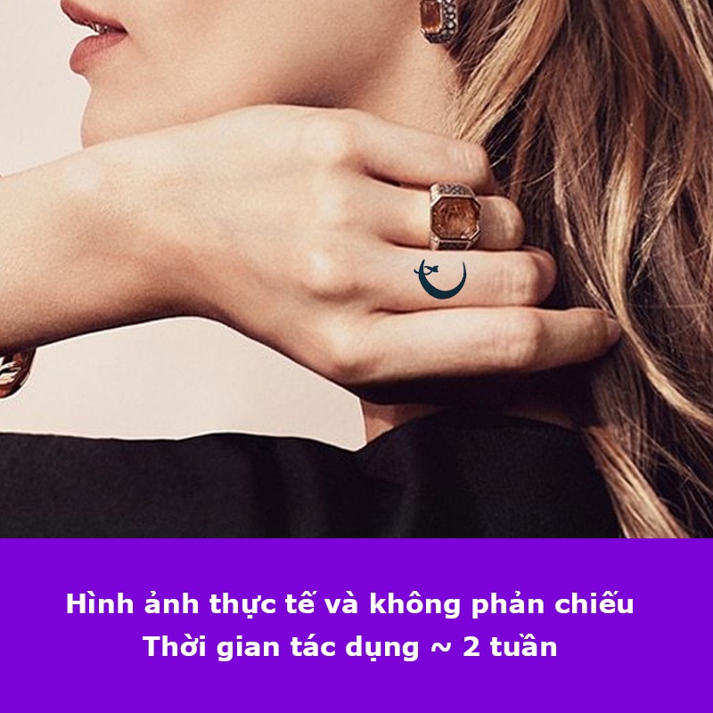 Miếng dán hình xăm thảo dược nam nữ HC-024 chống nước 11x18CM tới 15 ngày