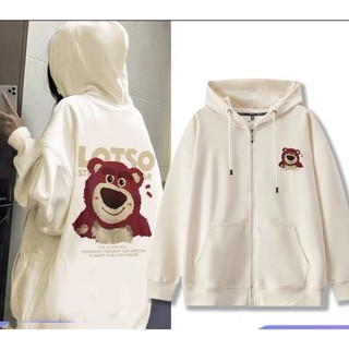 Áo khoác nỉ fom rộng unisex