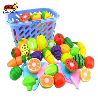  Trẻ Em Giả Vờ Nhập Vai Nhà Bếp Rau Quả Đồ Chơi Thực Phẩm Cắt Thực Phẩm Bộ Đồ Chơi Giáo Dục Sớm Học Quà Tặng Sinh Nhật