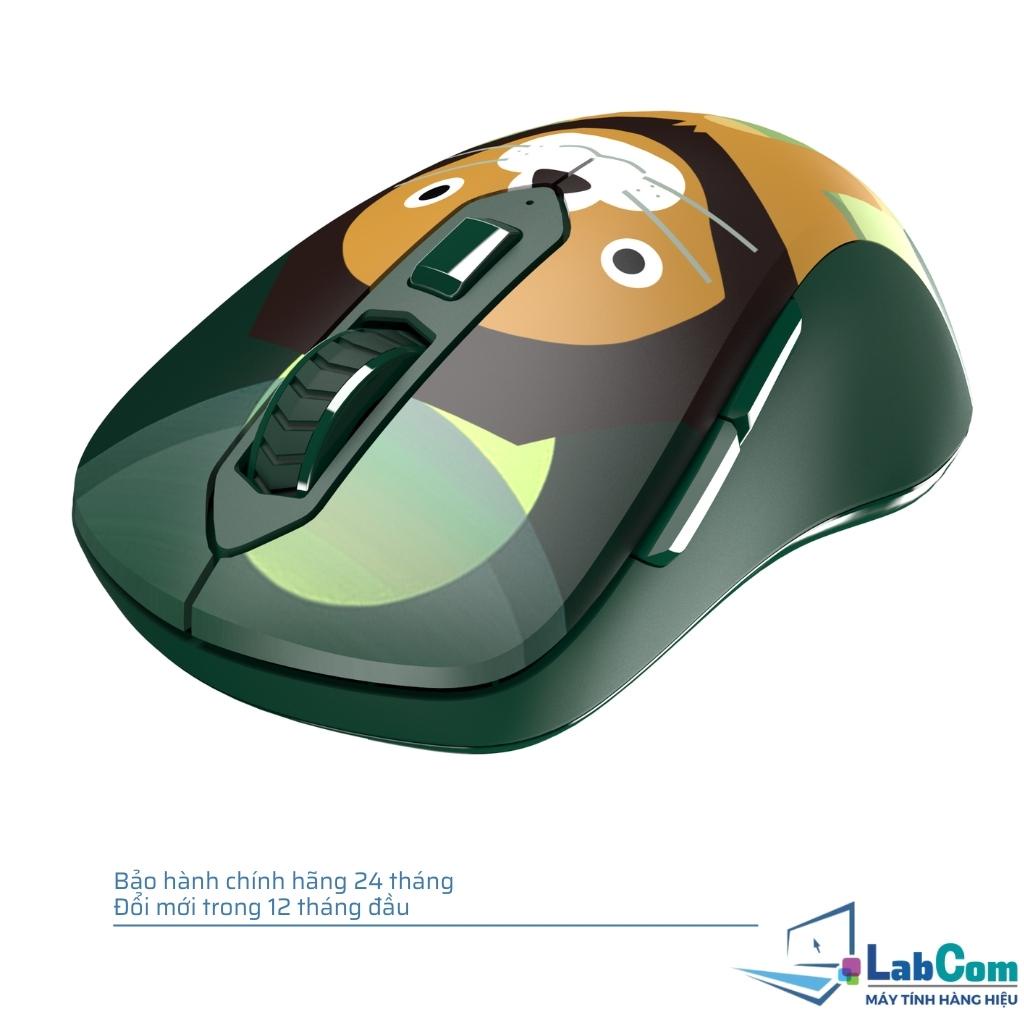 Chuột không dây chính hiệu DAREU LM115G Multi Colors hình thú cưng