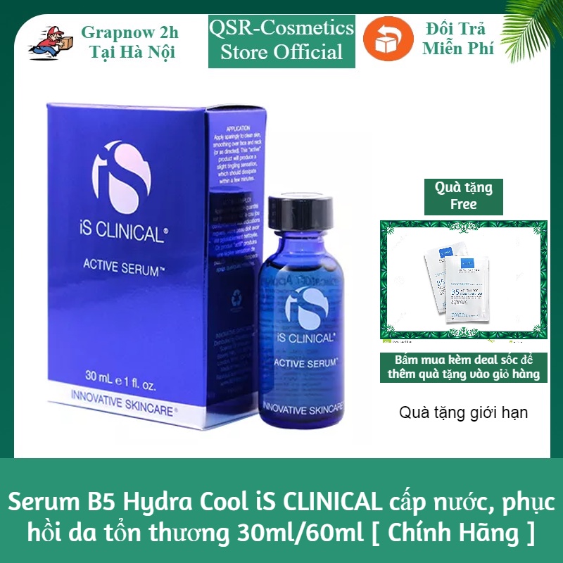 Serum B5 Hydra Cool iS CLINICAL cấp nước, phục hồi da tổn thương 30ml/60ml [ Chính Hãng ]
