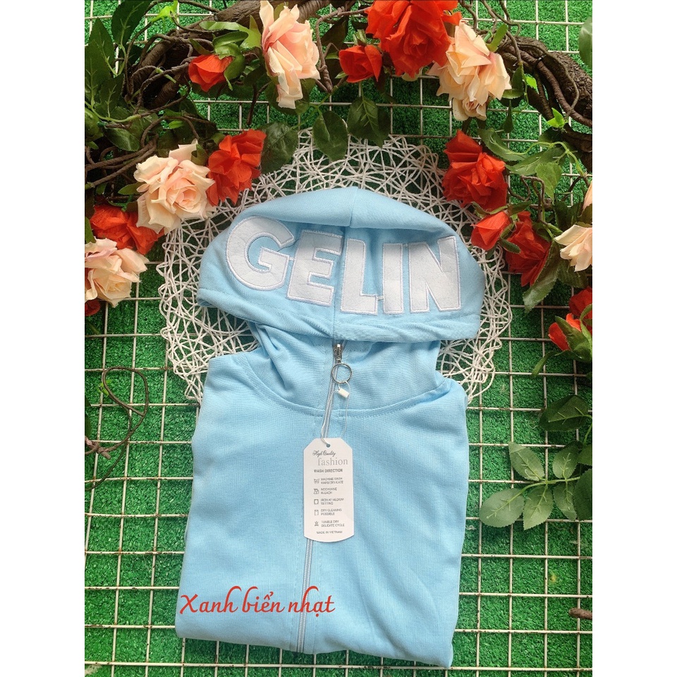 Áo Khoác Chống Nắng Thời Trang Nón Thêu GELIN