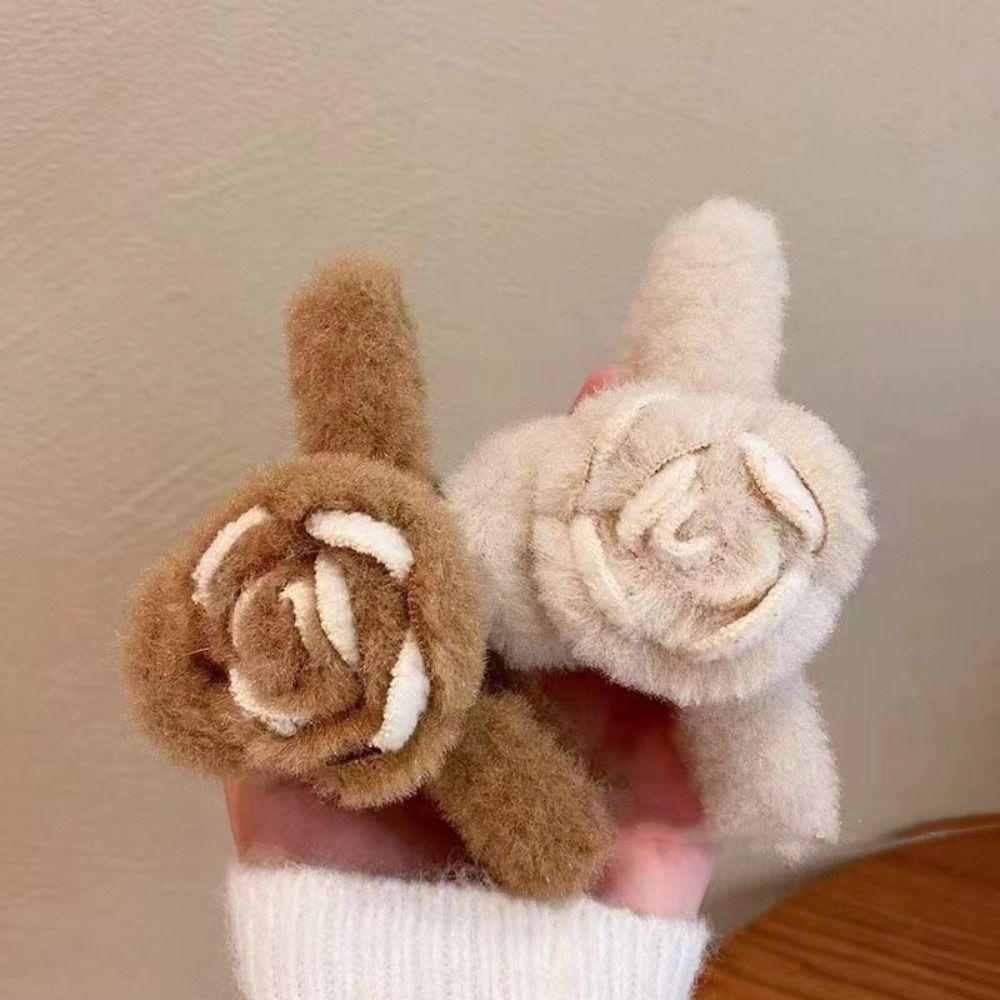 JARRED Kẹp Tóc Hình Cá Mập Đính Hoa Sang Trọng Cho Nữ