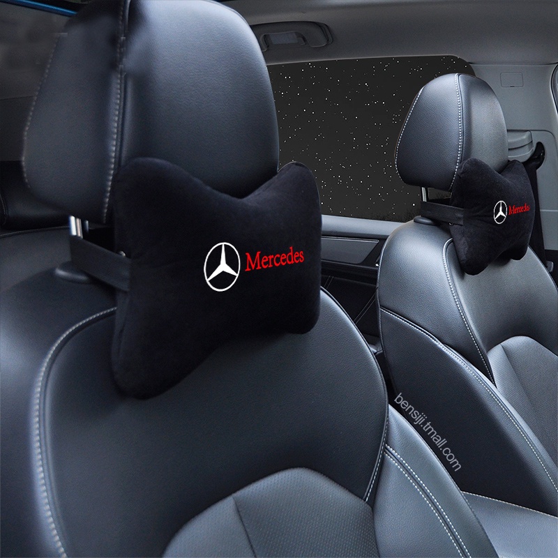 1 Gối Tựa Đầu Gắn Ghế Ngồi Xe Hơi Mercedes Benz Class W212 W211 W210 W203 W204 W205 CLA GLK CLS A C E