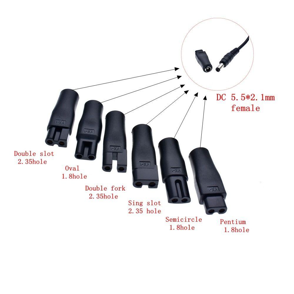 Set 8 Dây Cáp Sạc Máy Cạo Râu 2 Đầu Cắm USB Tiện Dụng