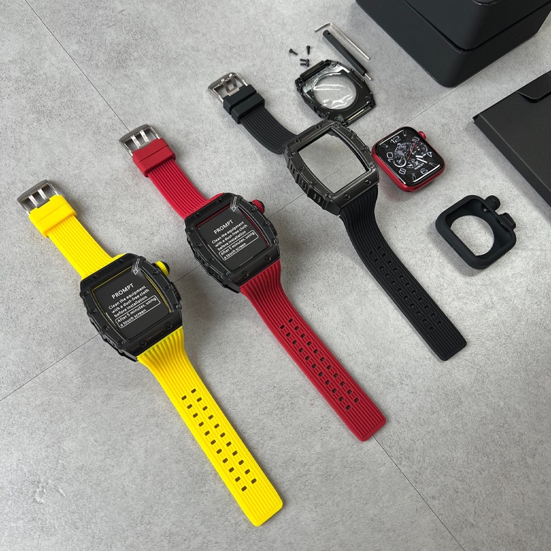 Khung Kim Loại Sang Trọng Dành Cho iWatch Ultra 2 1 49mm iWatch Series 9 8 7 41mm 45mm iWatch 6 SE 5 4 40 / 44mm