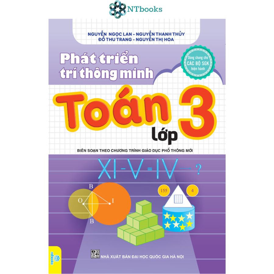 Sách Phát Triển Trí Thông Minh Toán 3 (Biên Soạn theo chương trình Giáo dục phổ thông mới)