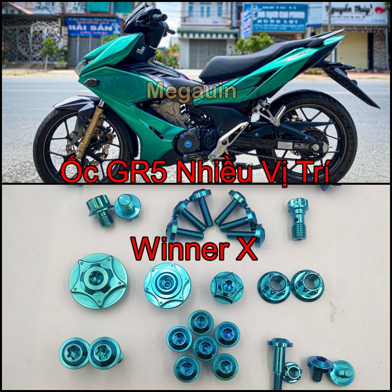 FULL 26 ỐC TITAN GR5 DÀN ÁO WINNER X V2, V3, WINNER 150 V1