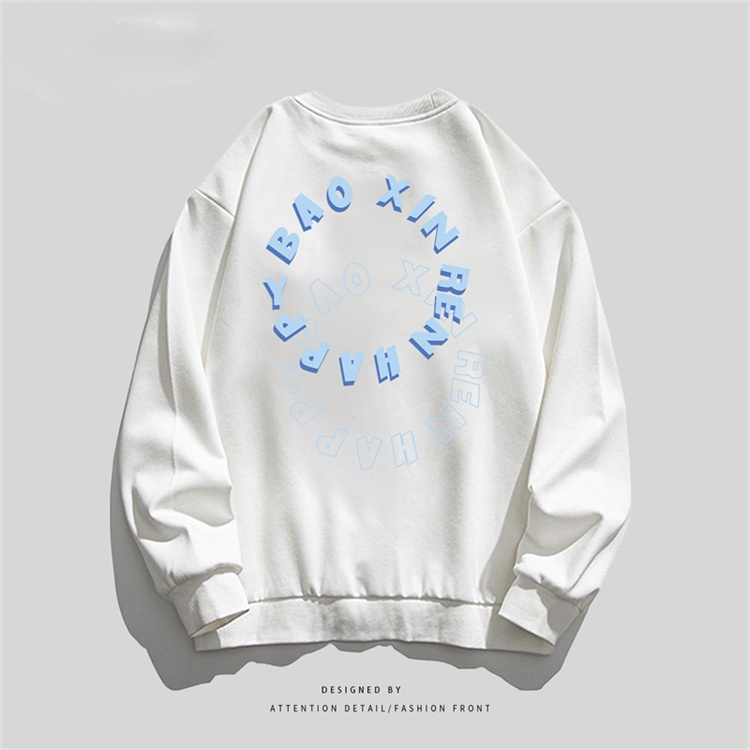 NRVP Áo Thun Nữ Dài Tay Dáng Rộng In Hình Phong Cách Hàn Quốc Mới