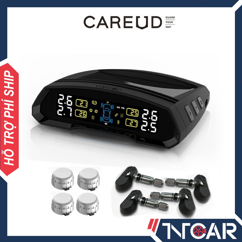 Cảm Biến Áp Suất Lốp Ô Tô TPMS Cao Cấp CareUD T802