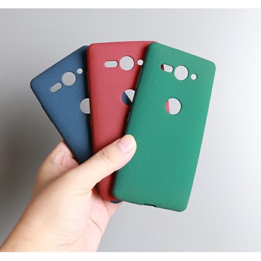 Ốp Điện Thoại TPU Dẻo Màu Trơn Chống Bám Vân Tay Thiết Kế Đơn Giản Thời Trang Cho Sony Xperia X XZ1 XZ2 XZ4 XC ACE Compact Performance