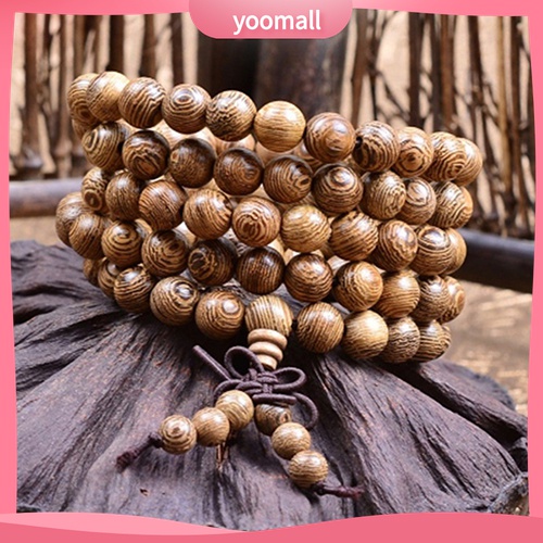 Vòng Tay Chuỗi Hạt Gỗ 8mm Cầu Nguyện Dành Cho Nam Và Nữ