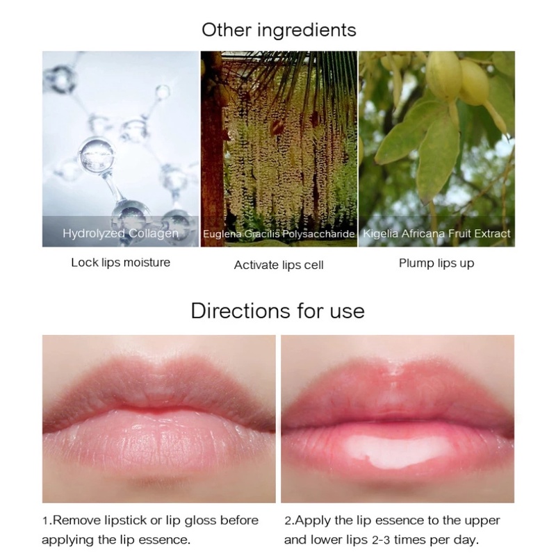 Tinh Chất Dưỡng Ẩm Làm Đầy Môi Lâu Trôi