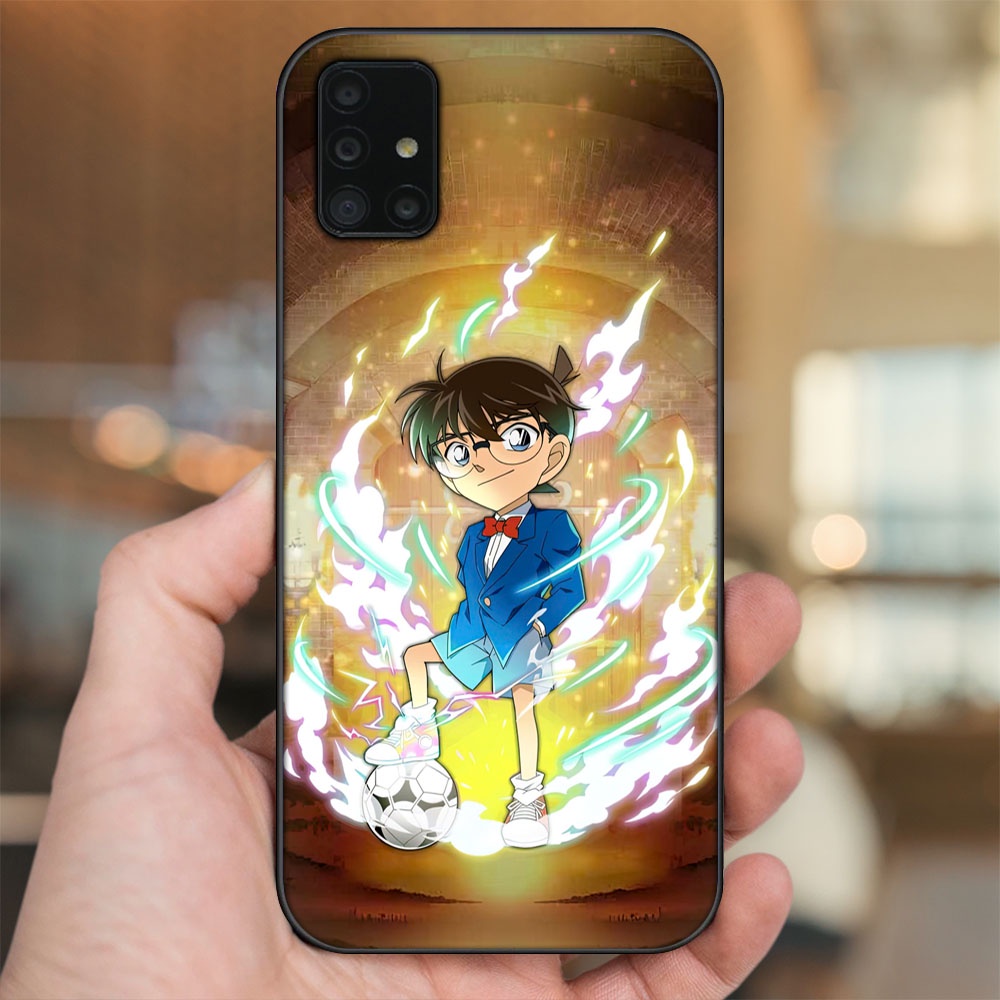 Ốp lưng Samsung A51, A71 viền đen in hình Shinichi Conan Thám Tử Lừng Danh